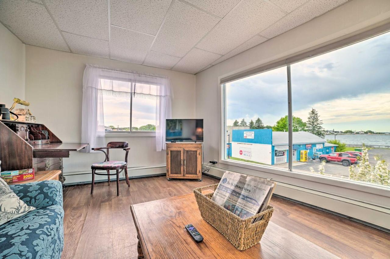 Walkable St Ignace Condo With Lake Huron Views 세인트이그나스 외부 사진